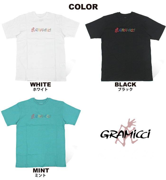 GRAMICCI（グラミチ） レインボーロゴ 半袖Tシャツ メンズ アウトドア 